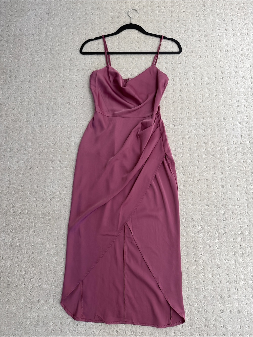 REVOLVE Asymmetrical Dress in Deep Pink